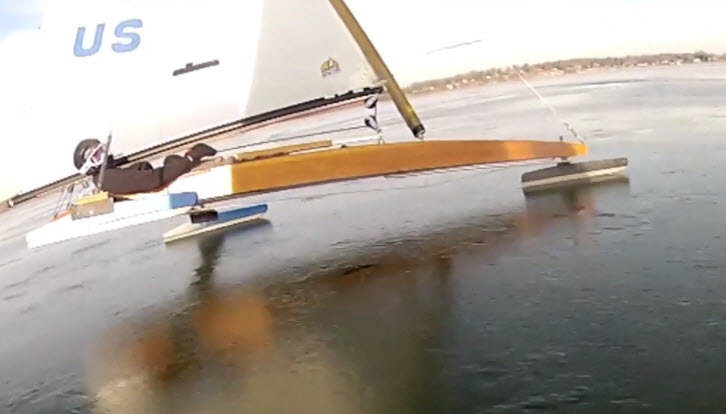 VIDEO The DN Iceboats Are Coming Scuttlebutt Sailing News