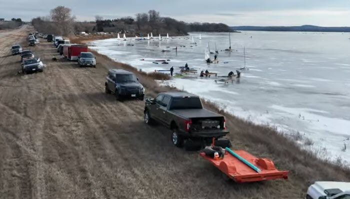 Video The Iceboating Season Is On Scuttlebutt Sailing News