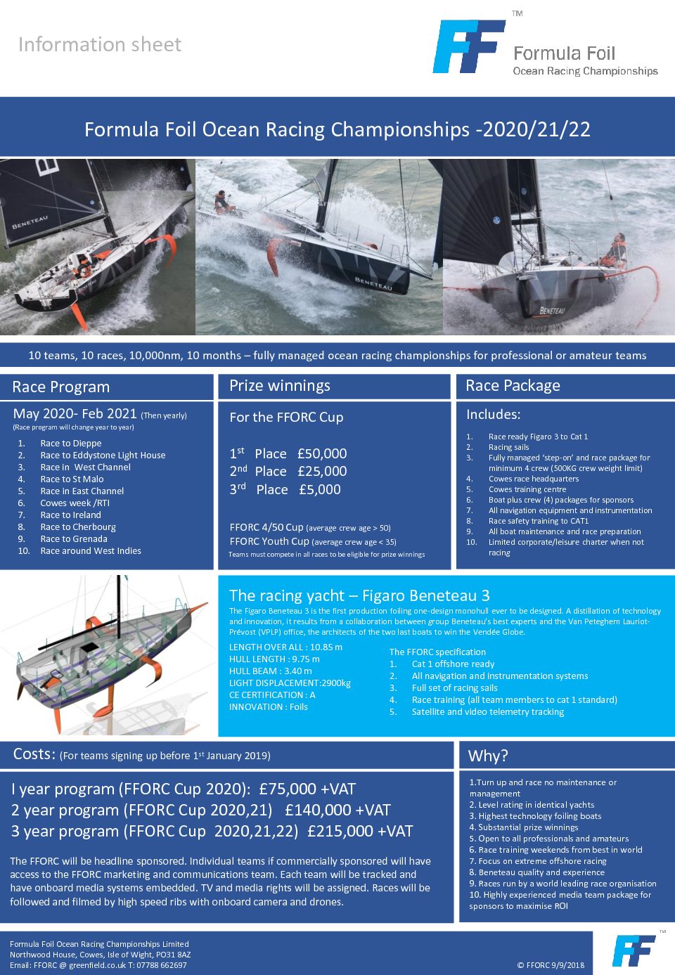 ffORC information sheet - Scuttlebutt Sailing News: Providing sailing ...