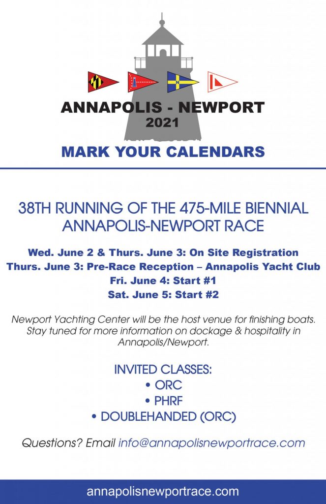 2021 Annapolis to Newport Race >> Scuttlebutt Sailing News