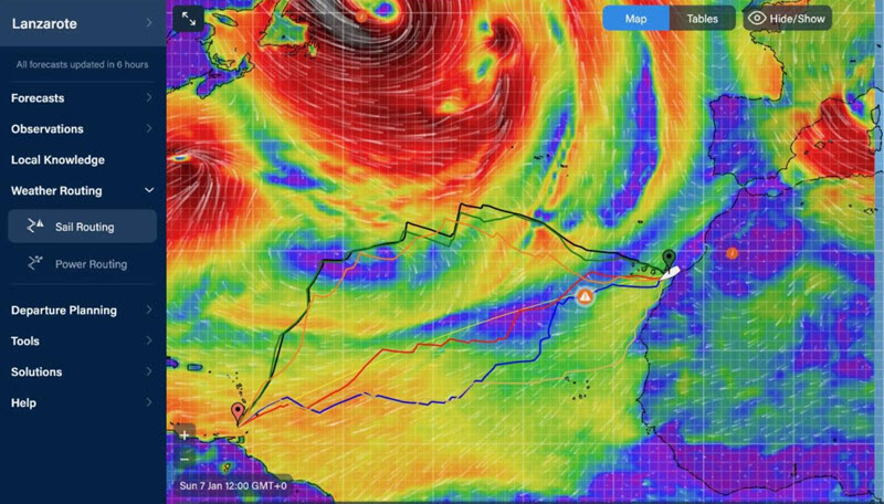 2024 RORC Transatlantic Race Course Change And Weather Forecast Update   2024 01 05 9 56 13 