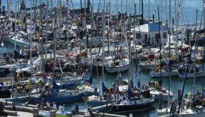 sailboat race lake huron