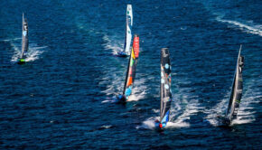 imoca 60 foiling yachts