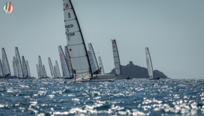 a class foiling catamaran