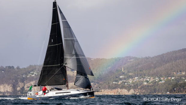 position of yachts in sydney to hobart